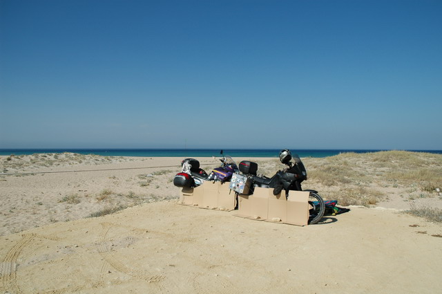 campamento en Zahara